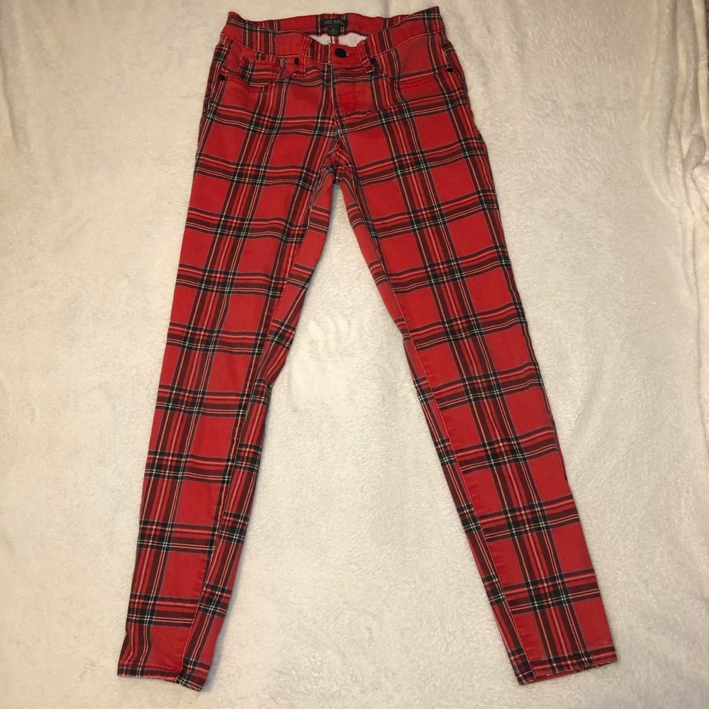 Plaid Jeans